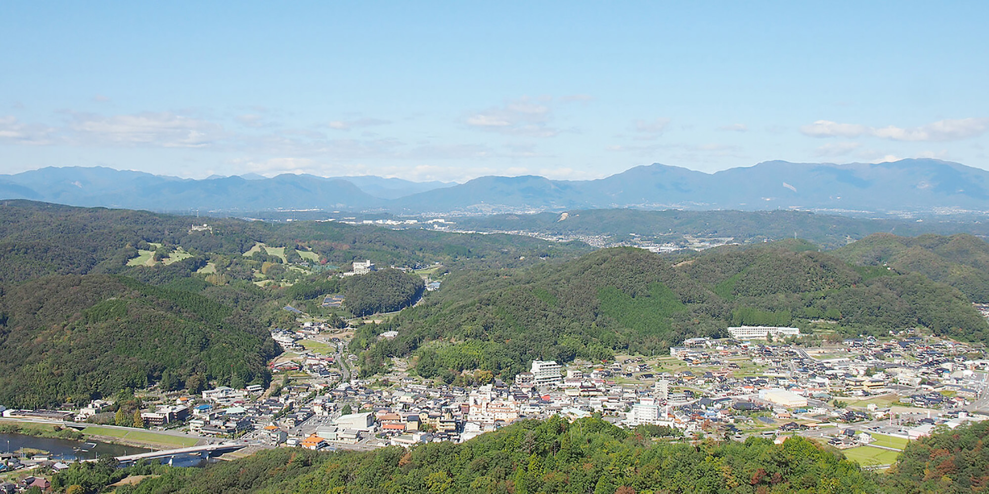 湯郷温泉の風景